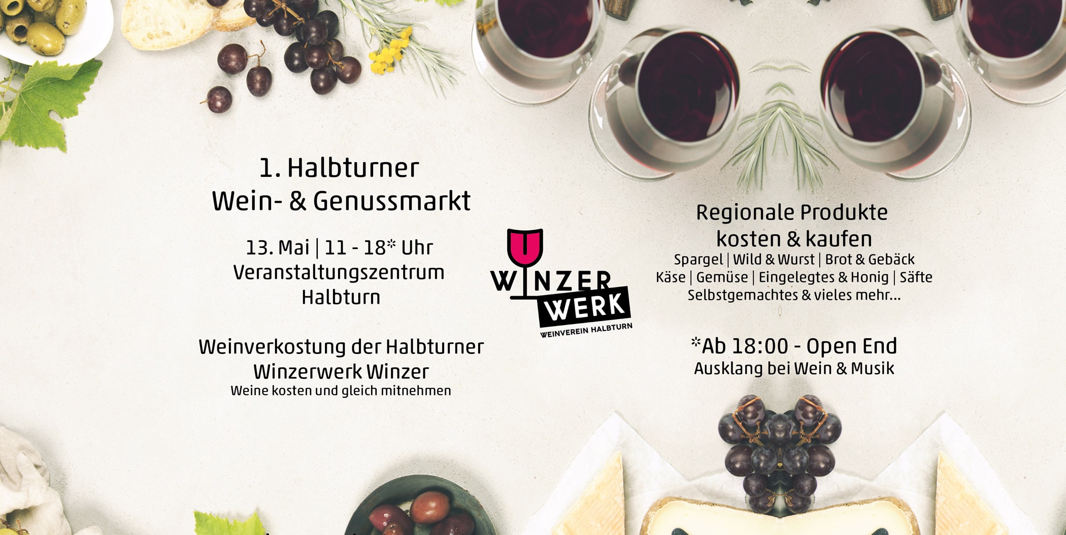 Featured image for “1. Halbturner Wein- und Genussmarkt”